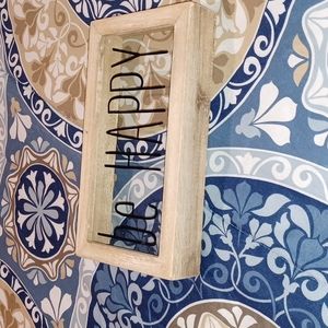 Small be happy frame